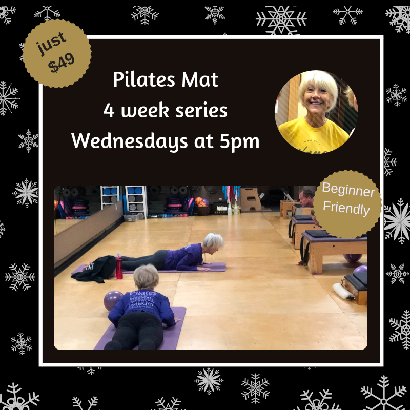 Attention beginners: Learn, move, strengthen, lengthen and feel better with  this Pilates Mat Class! - Rivercity Pilates