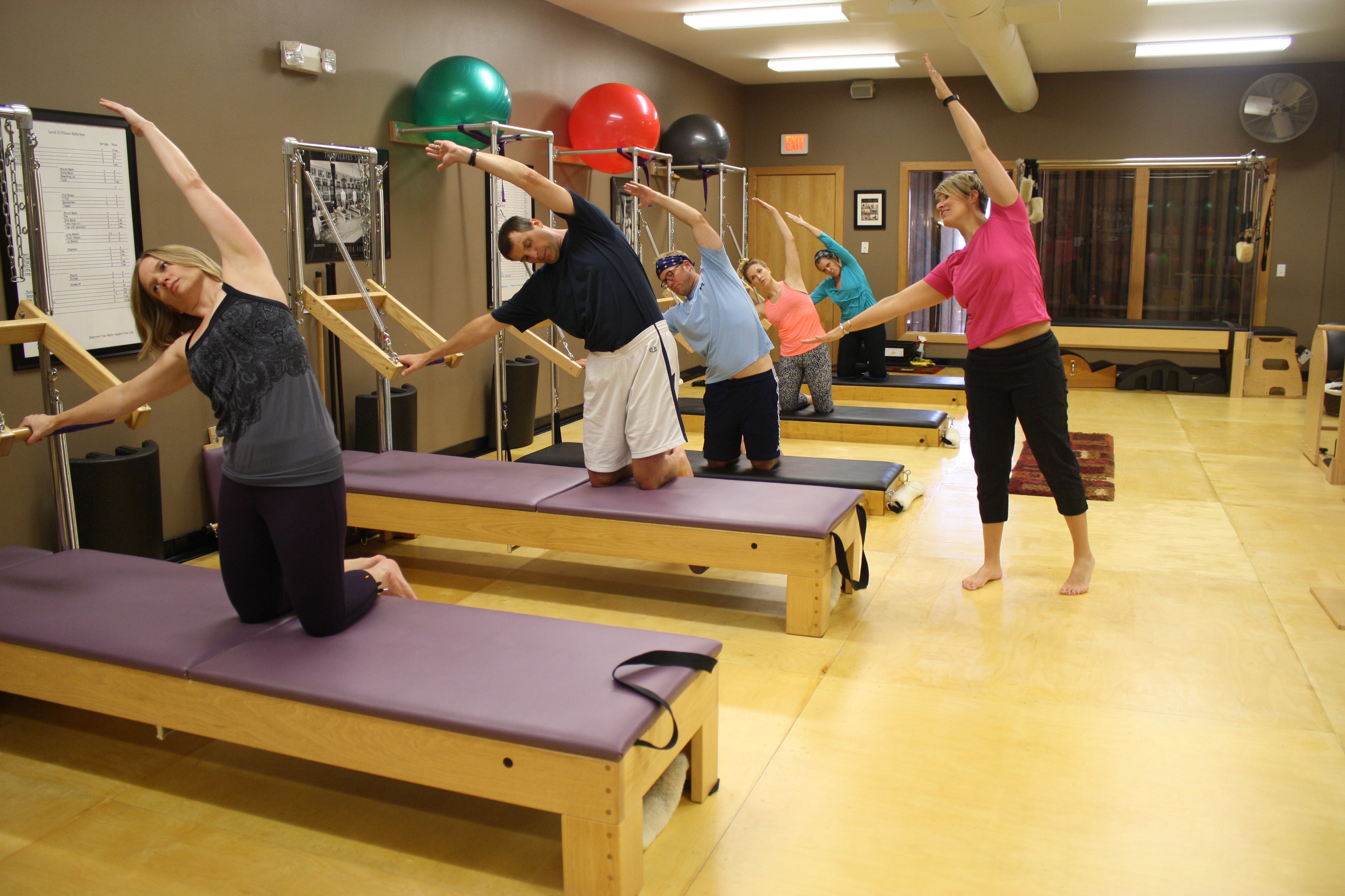If your back is tight and achytry a Pilates Tower class