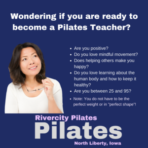 How much should I weigh before becoming a Pilates teacher?